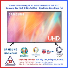 Tivi Samsung Smart UA43AU7000 4K 43 inch - Mới 2021